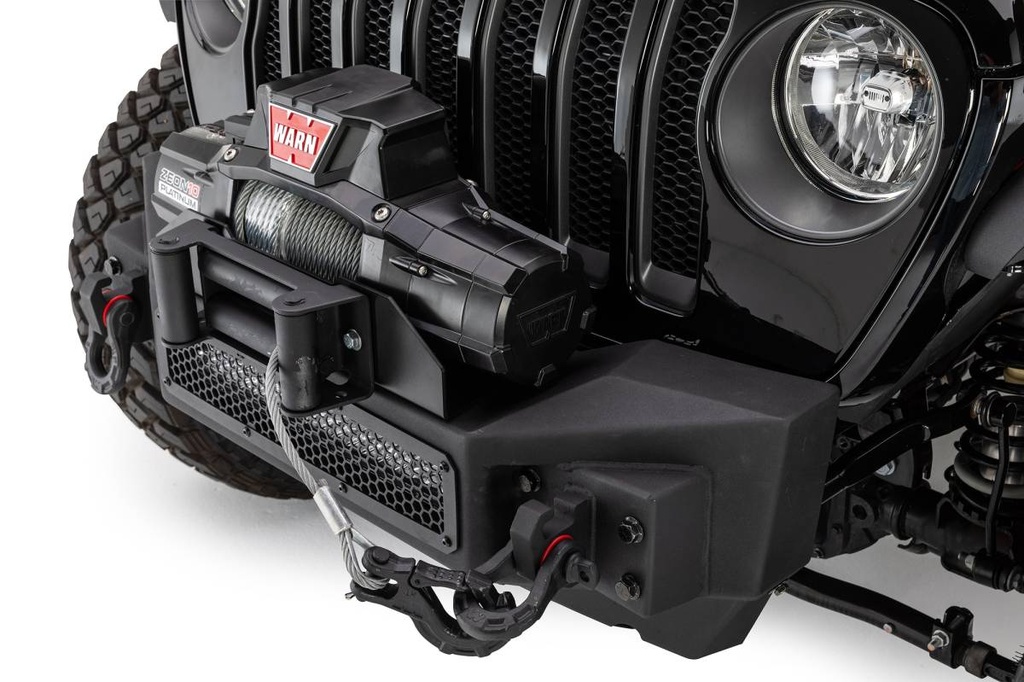 Defensa Delantera Bumper Rockline Stubby Winch Wrangler JL/JLU/Gladiator/JT 18-24 (3 y 5 Puertas) Go Rhino