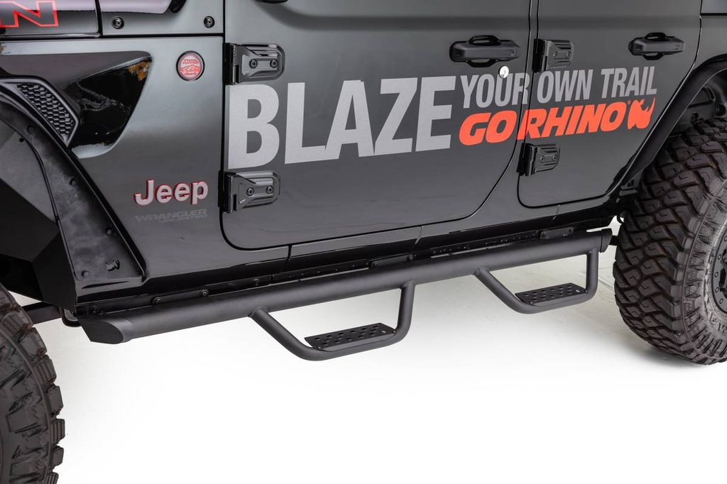 Estribos Dominator D2 Extreme 73" Negro Texturizado (Universal)