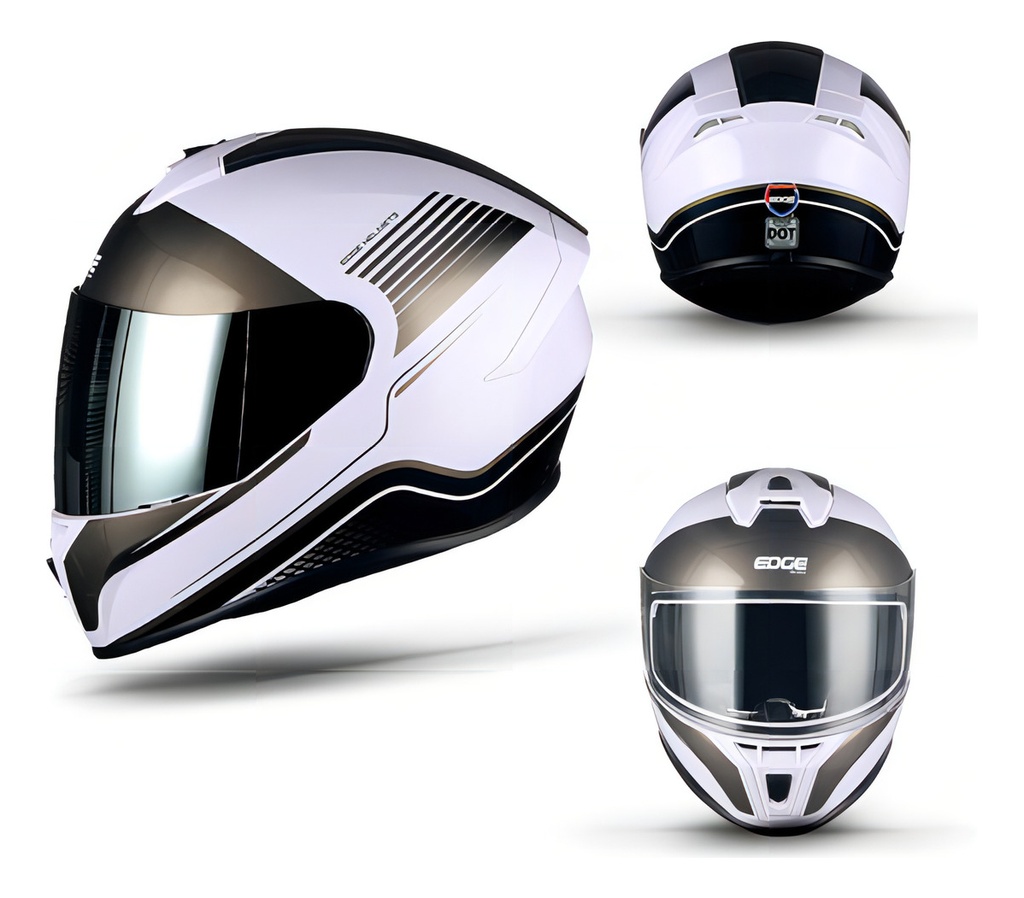 CASCO INTEGRAL W2 BLANCO BRILLANTE M
