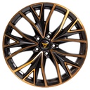 Rin 19 8 5X112 Radialflow ST5922 Matte Black Mach Face W BronzeET0 CB0