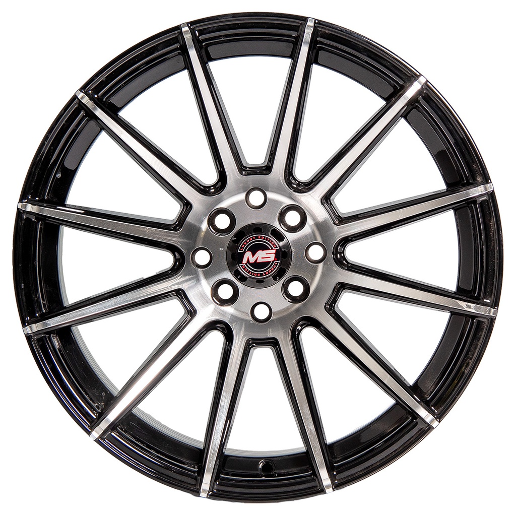 Rin 17 9.75 4x100/114.3 Ms 4320 BLACK MACHINE FACE ET25 CB73.1 RP