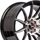 Rin 17 9.75 4x100/114.3 Ms 4320 BLACK MACHINE FACE ET25 CB73.1 RP
