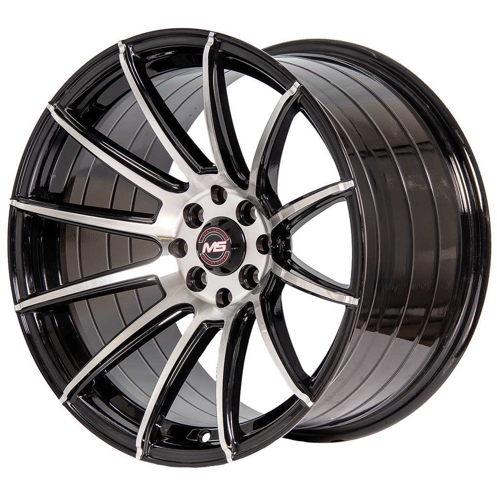 Rin 17 9.75 4x100/114.3 Ms 4320 BLACK MACHINE FACE ET25 CB73.1 RP