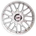 Rin 17 8.5 4X100 Saxo 1025 SILVER ET20 CB73.1