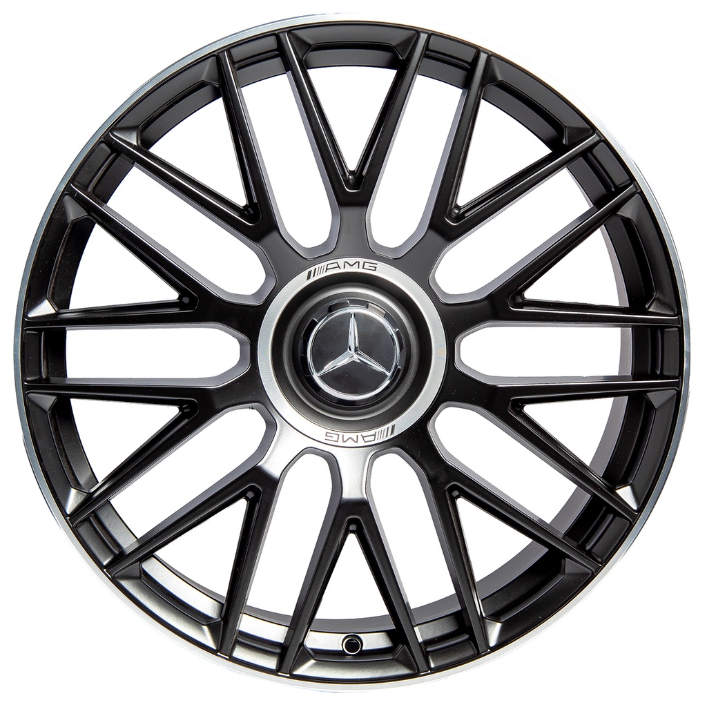 Rin 20 "X8.5 " 5x112 R1 SPORT H932F MATTE BLACK MACHINE LIP 38 66.56