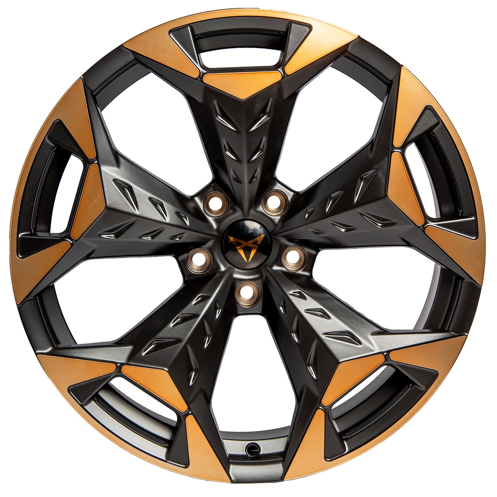 Rin 18 "X8.5 " 5x112 R1 SPORT CPR20 SANTIN BLACK MF+COPPER 40 57.1