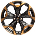 Rin 18 "X8.5 " 5x112 R1 SPORT CPR20 SANTIN BLACK MF+COPPER 40 57.1