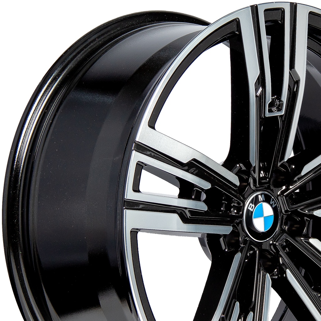 Rin 20 "X8.5 " 5X120 R1 SPORT H3078F BLACK MACHINE FACE 25 72.6