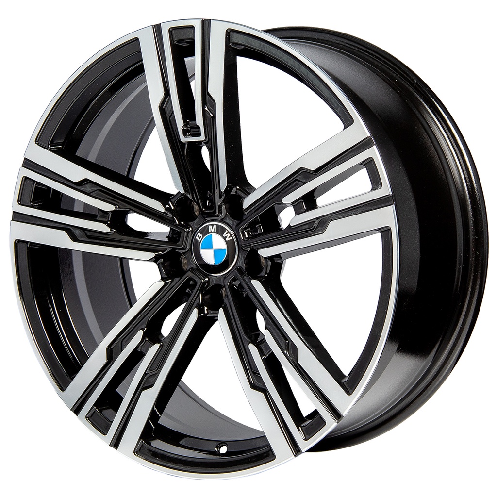 Rin 20 "X9.5 " 5X120 R1 SPORT H3078F BLACK MACHINE FACE 40 72.6