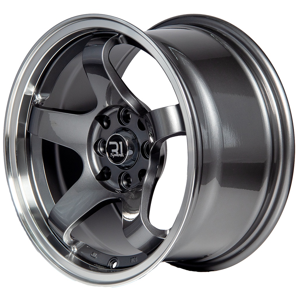Rin 15 "X7 " 4X100/114.3 R1 SPORT 5958F Gunmetal Machine Lip 30 73.1 Sí