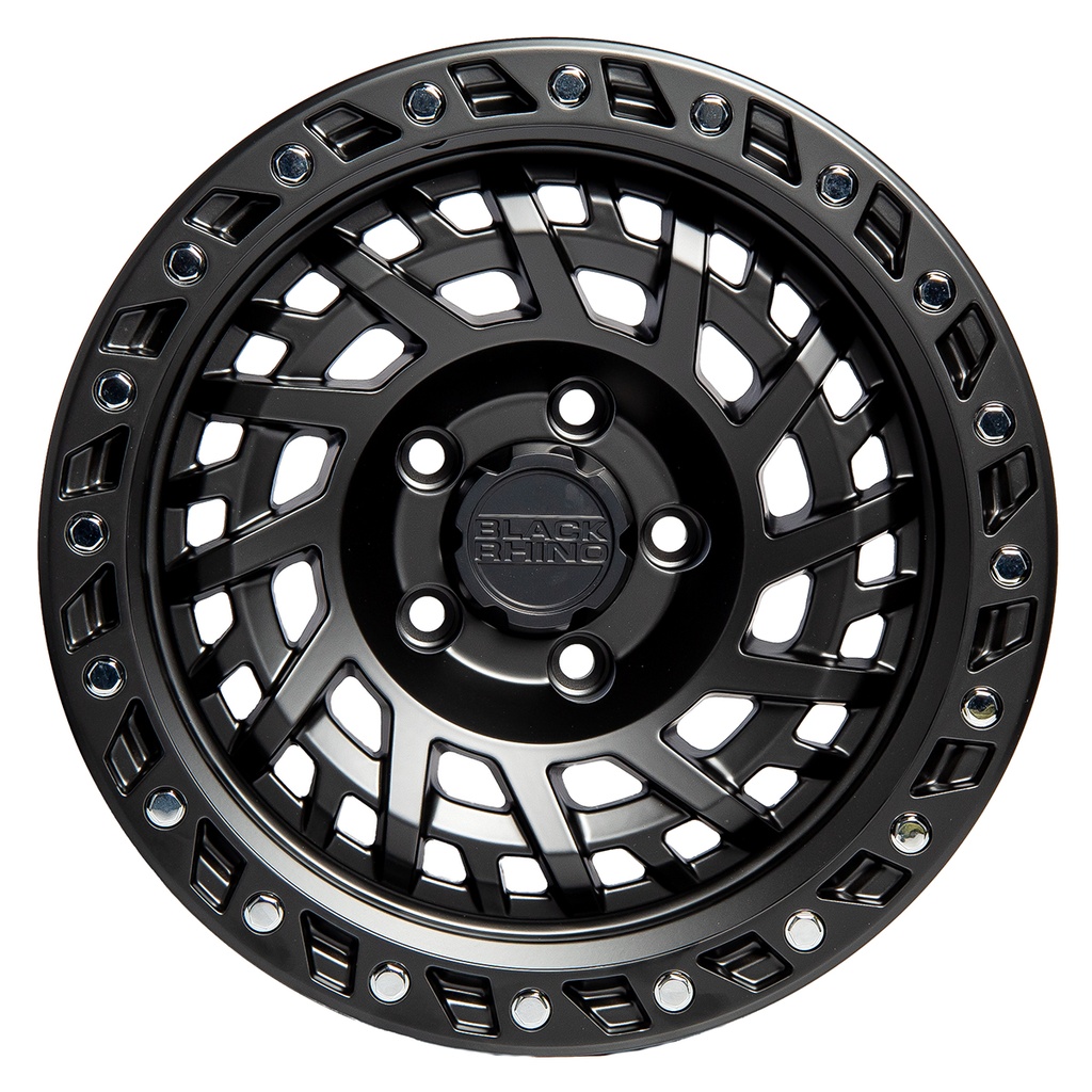 Rin 15 "X8 " 5x114.3 Elite Performance OF1120 MATTE BLACK CHROME SCREW 0 83.5