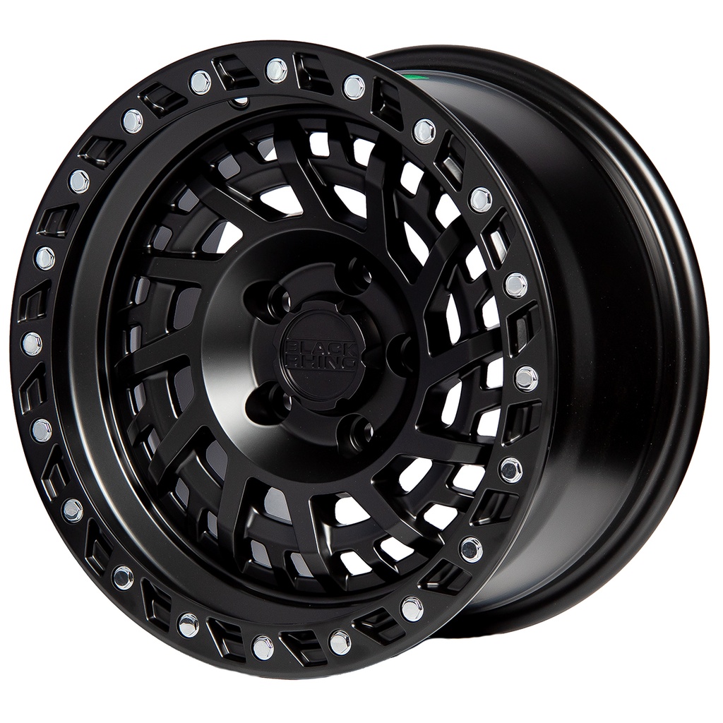 Rin 15 "X8 " 5x114.3 Elite Performance OF1120 MATTE BLACK CHROME SCREW 0 83.5