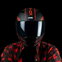 CASCO ABATIBLE STORM KRIPTONITE ROJO L