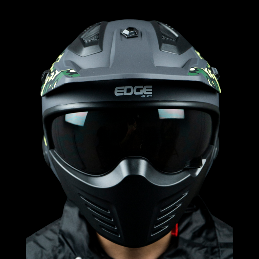 CASCO KOMBAT CAMO VERDE MATTE XL