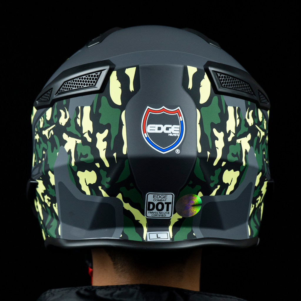 CASCO KOMBAT CAMO VERDE MATTE XL