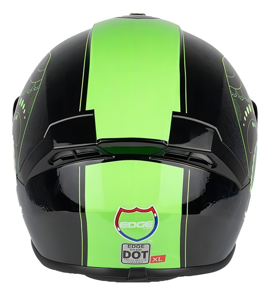 CASCO INTEGRAL ZOOM CARABELA VERDE BRILLANTE TALLA XL