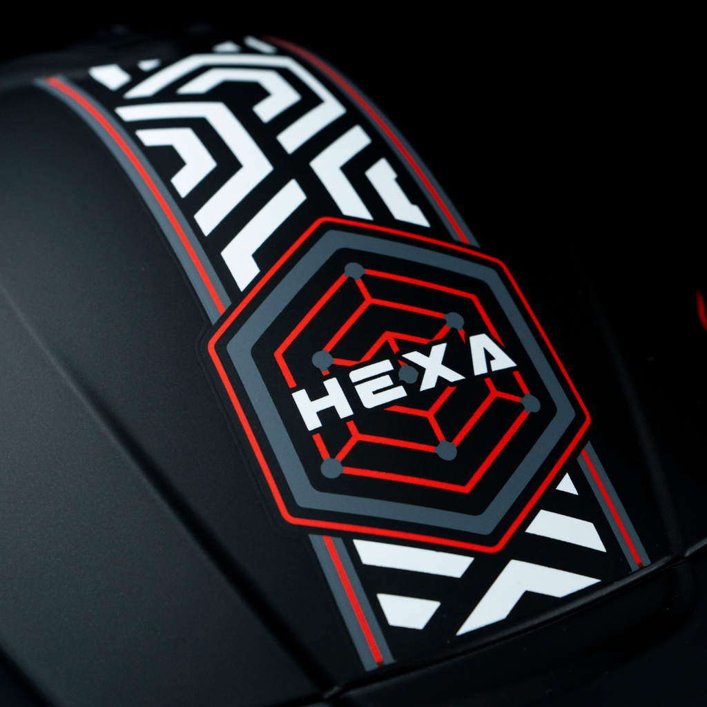 CASCO INTEGRAL FRANKIE HEXA ROJO L