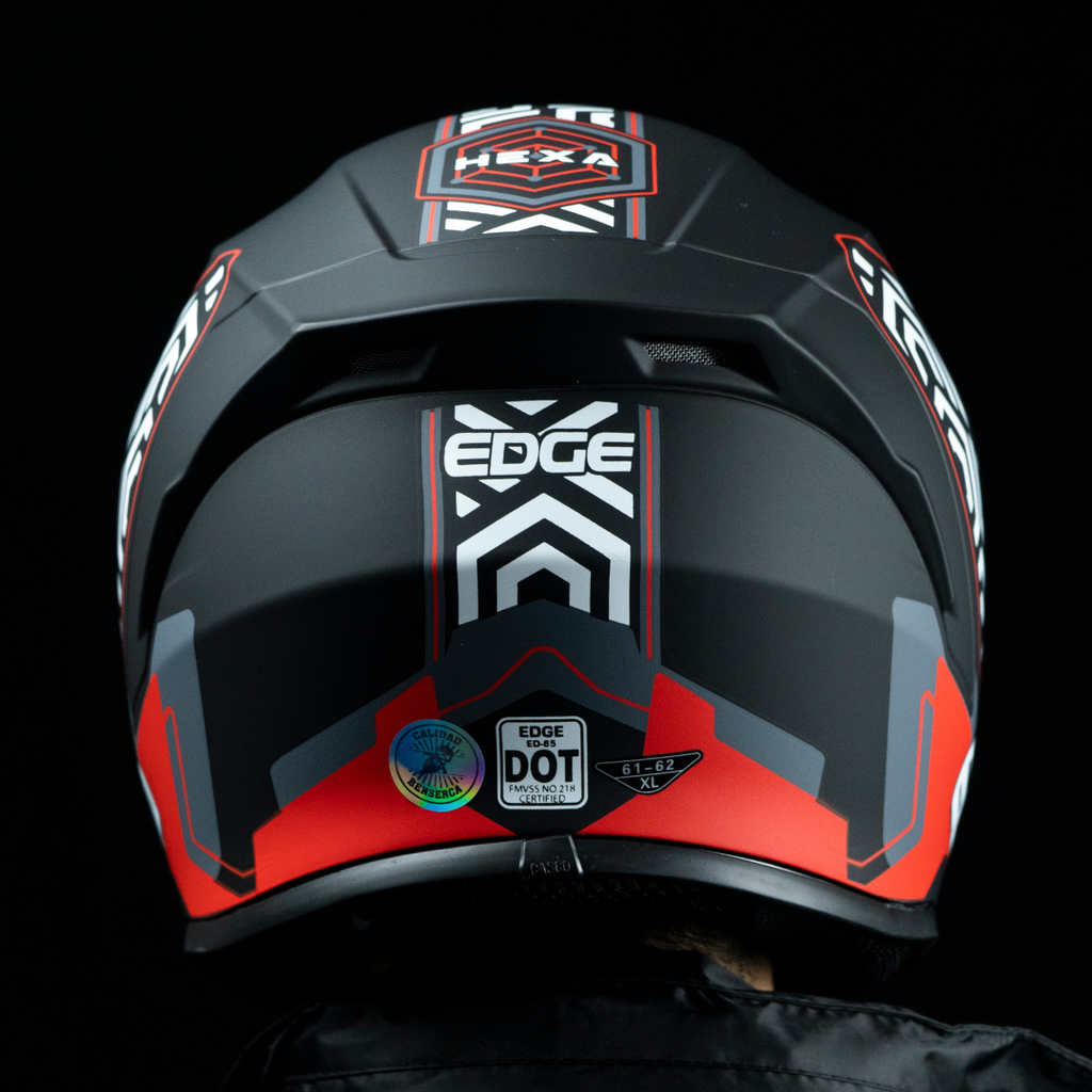 CASCO INTEGRAL FRANKIE HEXA ROJO XL