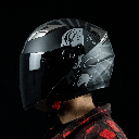 CASCO JAGUAR SEMI INTEGRAL WARRIOR XL VISOR BLACK GREY