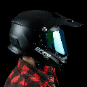 CASCO K4 NEGRO CARBON VISOR TORNASOL XL