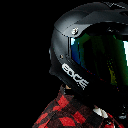 CASCO K4 NEGRO CARBON VISOR TORNASOL XL