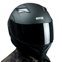 CASCO EDGE BOSS NEGRO SOLIDO MATE XL