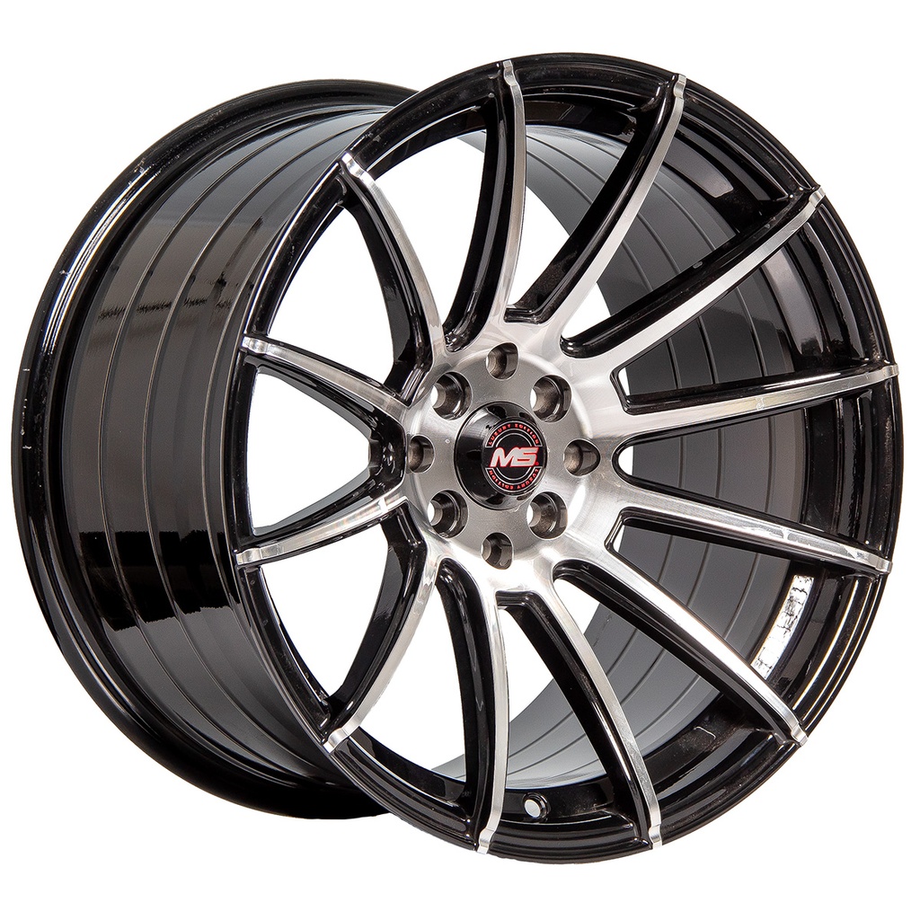 Rin 17 9.75 4x100/114.3 Ms 4320 BLACK MACHINE FACE ET25 CB73.1 RP
