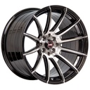 Rin 17 9.75 4x100/114.3 Ms 4320 BLACK MACHINE FACE ET25 CB73.1 RP