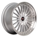 Rin 17 8 4x100/114.3 Ms G225 SILVER MACHINE LIP ET30 CB73.1