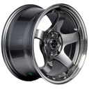 Rin 15 8 4X100/114.3 R1 SPORT 5958R Gunmetal Machine Lip ET25 CB73.1