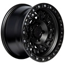 Rin 15 "X8 " 5x114.3 Elite Performance OF1120 MATTE BLACK CHROME SCREW 0 83.5
