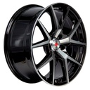 Rin 18 "X8 " 5x113 Elite Performance PD1638 BLACK MACHINE FACE 38 73.1