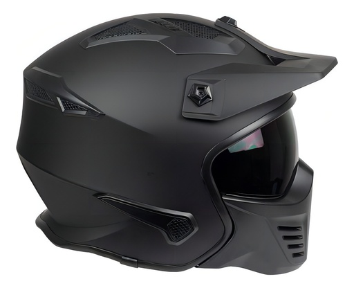 [CASCOKOMNMXL] CASCO KOMBAT NEGRO MATE XL