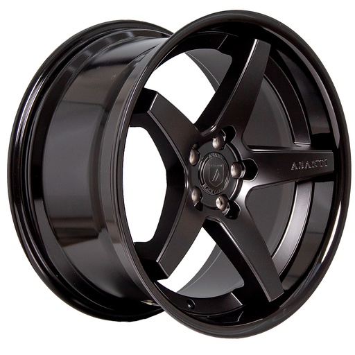 [205112910.5AIABL31SBGET2572.6RP] Rin 20 10.5 5X112 Asanti ABL31 Satin Black Gloss ET38 CB72.6 RP