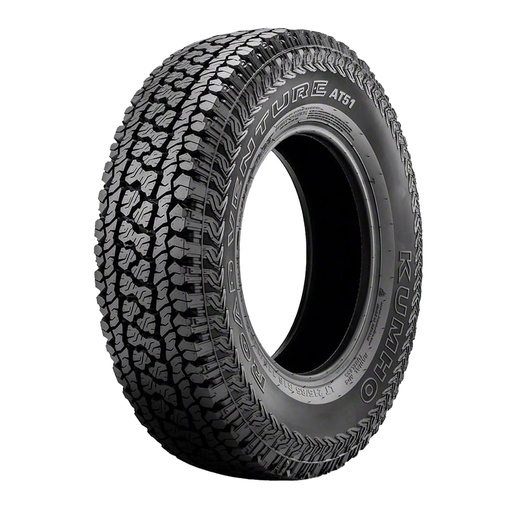 [2657516KOAT51ROADVENTUREATLT] Llanta LT 265/75 R16 123/120R Kumho AT51 ROAD VENTURE AT