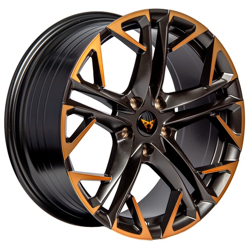 [185112R1CPR19SANTINBLACKMF+COPPER4057.1] Rin 18 8 5X112 R1 SPORT CPR19 SANTIN BLACK MF+COPPER ET40 CB57.1