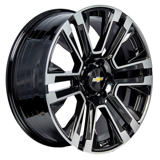 [226139.7ELIGM08BLACKMACHINE2878.1] Rin 22 "X9 " 6x139.7 Elite Performance GM08 BLACK MACHINE 28 78.1